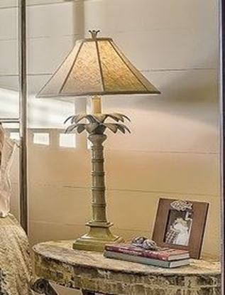 Picture of Golden Side Lamp with Photoframe