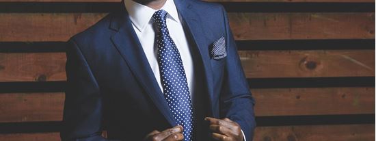 Picture of Business Suit Blue Color